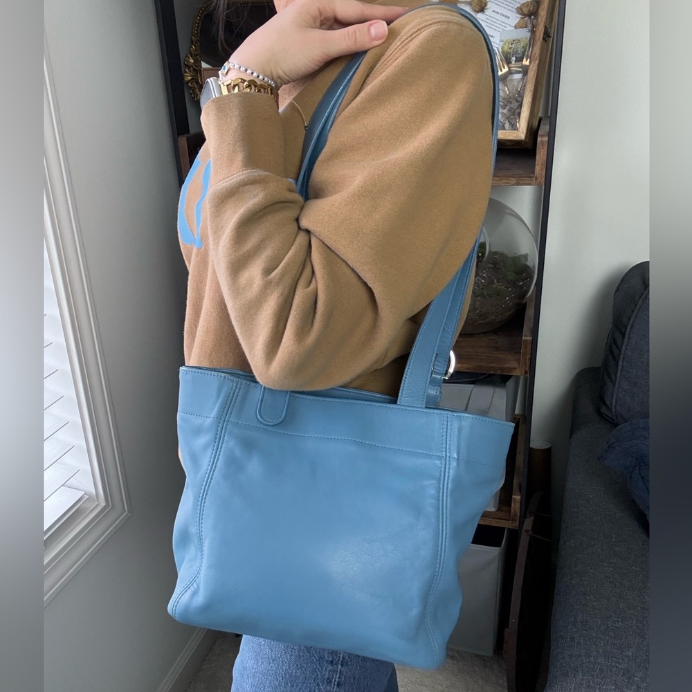 Coach Glacier Blue Waverly SoHo Buckle 4157 - Picture 4 of 10
